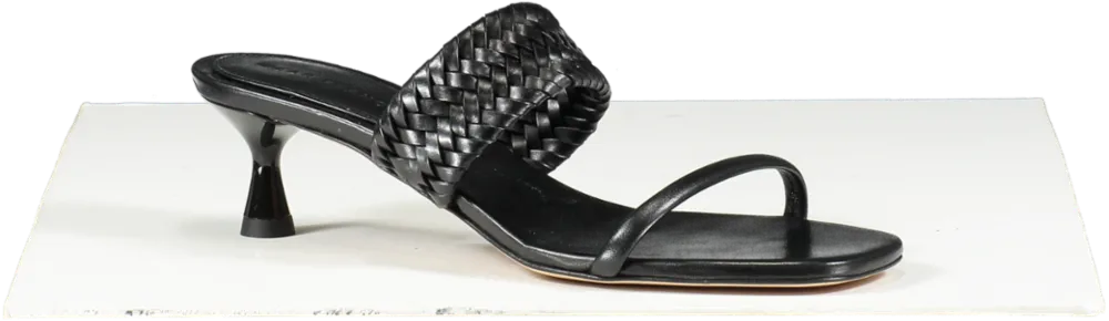 DEAR FRANCES Black Bow Sandal UK 5 EU 38 👠