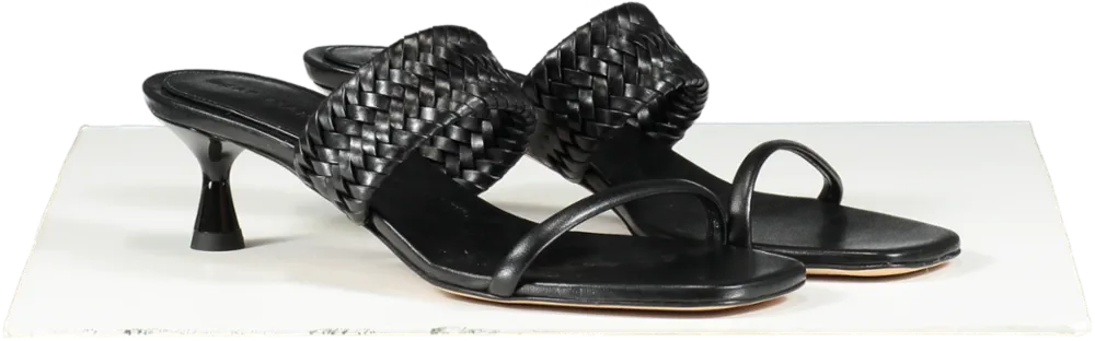 DEAR FRANCES Black Bow Sandal UK 5 EU 38 👠