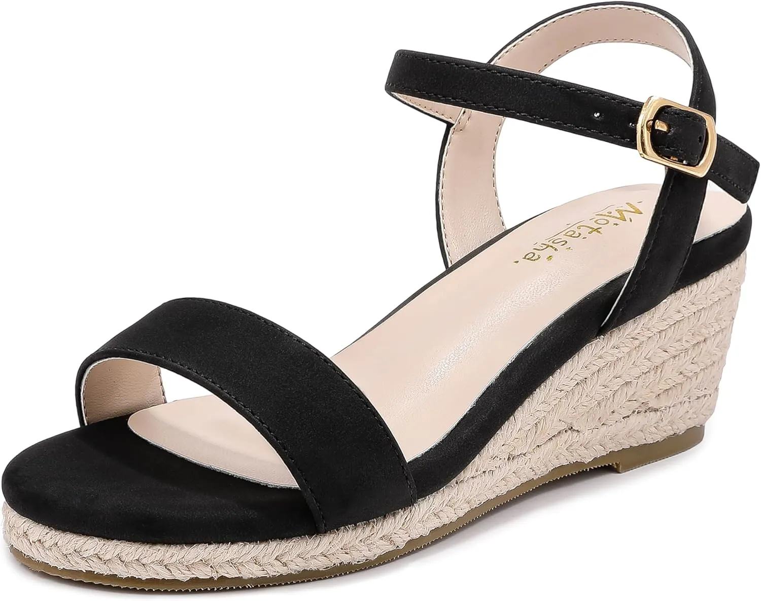Girls Wedge Sandals Platform Espadrille Open Toe Dressy Sandals Summer Girls Heel Little Big Kid