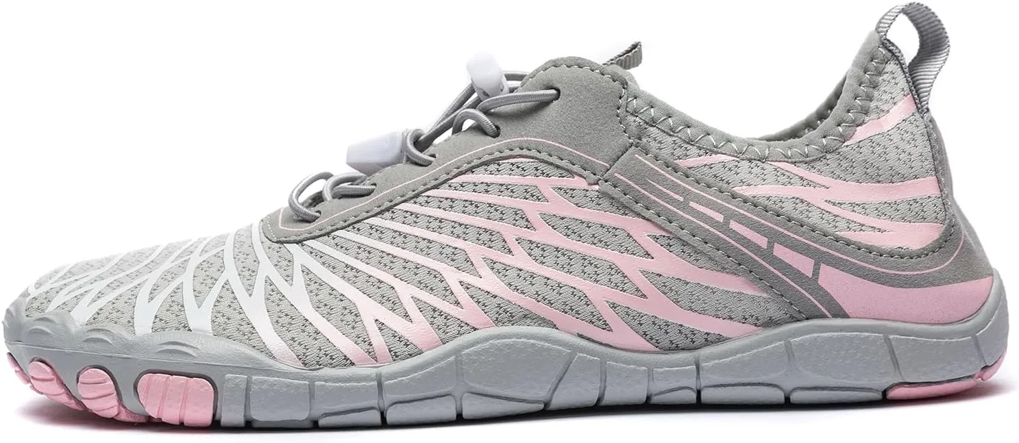Hiking Barefoot Shoes for Women Men Breathable & Non-Slip Athletic Barefoot Wide Toe Water Shoes Lightweight Perfect for Walking,Running,and Swimming