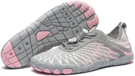 Hiking Barefoot Shoes for Women Men Breathable & Non-Slip Athletic Barefoot Wide Toe Water Shoes Lightweight Perfect for Walking,Running,and Swimming