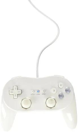 Old Skool Wii Classic Pro Controller for Wii and WiiU White
